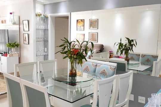 Sala de apartamento à venda com 3 quartos, 70m² em Vila Palmeiras, São Paulo