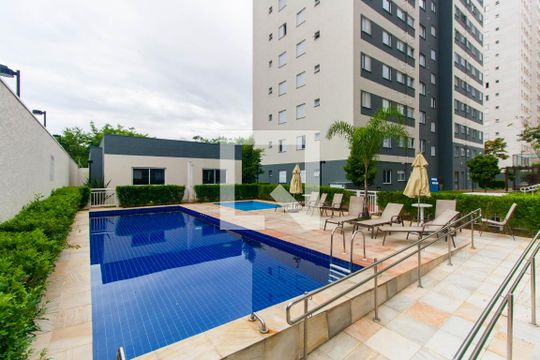 Área comum - Piscina de apartamento para alugar com 1 quarto, 37m² em Quinta da Paineira, São Paulo