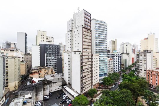 Vista de apartamento à venda com 1 quarto, 54m² em Santa Efigênia, São Paulo