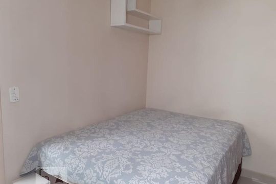 Quarto de apartamento à venda com 1 quarto, 27m² em Campos Elíseos, São Paulo