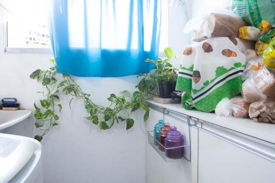 lavanderia de apartamento à venda com 2 quartos, 49m² em Vila Carminha, Campinas