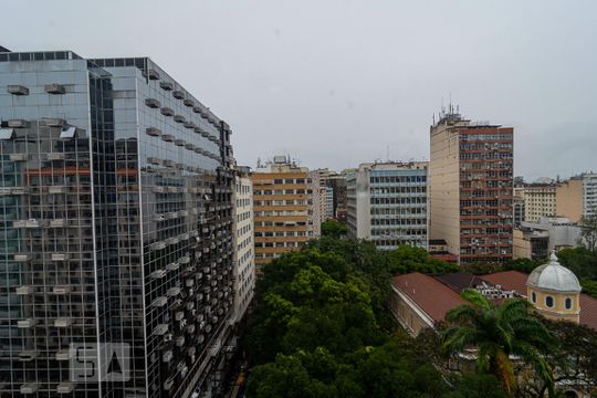 vista da Sala de apartamento à venda com 2 quartos, 50m² em Centro, Niterói