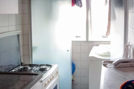 Cozinha de apartamento à venda com 1 quarto, 35m² em Bela Vista, São Paulo