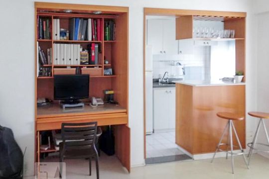 Sala de apartamento à venda com 1 quarto, 35m² em Bela Vista, São Paulo