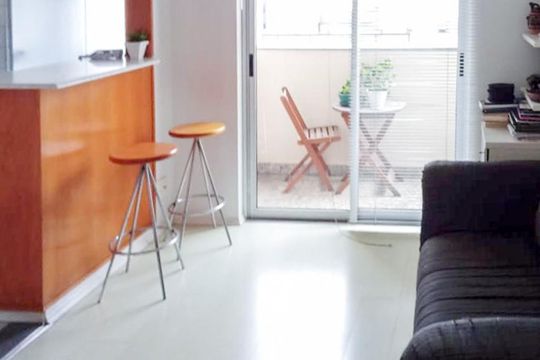 Sala de apartamento à venda com 1 quarto, 35m² em Bela Vista, São Paulo