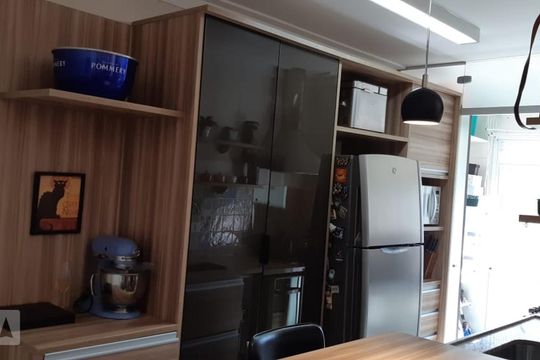 Cozinha de apartamento à venda com 2 quartos, 72m² em Paraíso do Morumbi, São Paulo