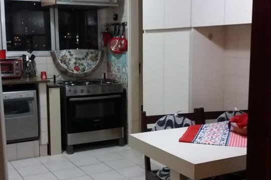 Cozinha de apartamento à venda com 3 quartos, 153m² em Vila Andrade, São Paulo
