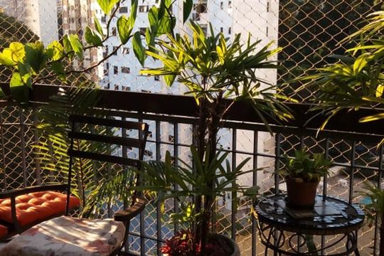 varanda de apartamento à venda com 3 quartos, 153m² em Vila Andrade, São Paulo
