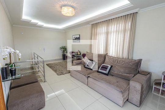 Sala Cobertura de apartamento à venda com 3 quartos, 184m² em Castelo, Belo Horizonte