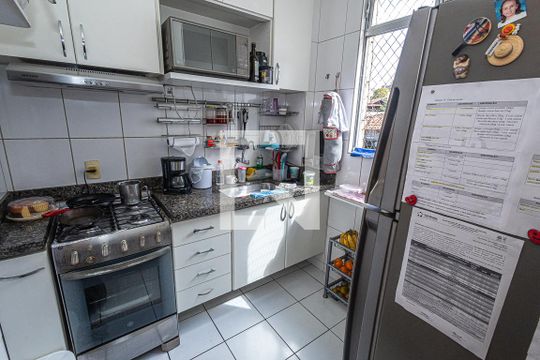 Cozinha de apartamento à venda com 3 quartos, 184m² em Castelo, Belo Horizonte