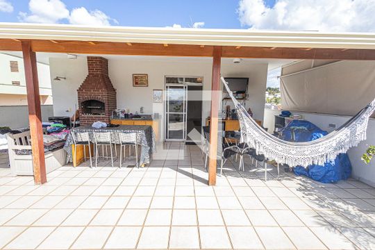 Varanda Gourmet de apartamento à venda com 3 quartos, 184m² em Castelo, Belo Horizonte