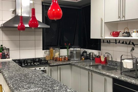 Cozinha de apartamento à venda com 3 quartos, 147m² em Vila Regente Feijó, São Paulo