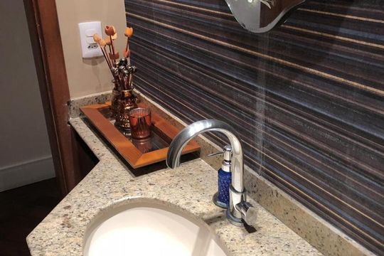 Banheiro de apartamento à venda com 3 quartos, 147m² em Vila Regente Feijó, São Paulo