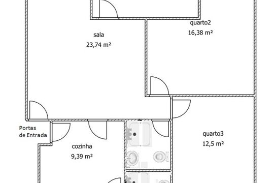 Apartamento para alugar com 3 quartos, 110m² em Santa Teresa, Rio de Janeiro