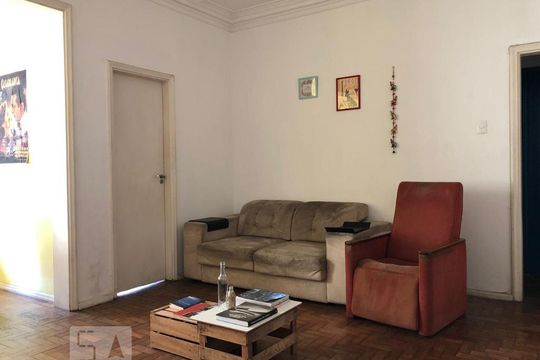 Sala de apartamento para alugar com 3 quartos, 110m² em Santa Teresa, Rio de Janeiro