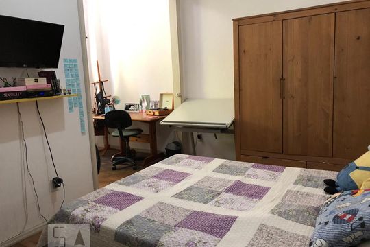 Quarto de apartamento para alugar com 3 quartos, 110m² em Santa Teresa, Rio de Janeiro