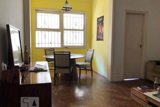 Sala de apartamento para alugar com 3 quartos, 110m² em Santa Teresa, Rio de Janeiro
