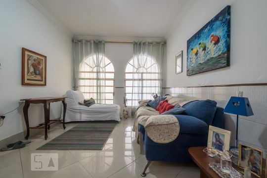 Sala de casa para alugar com 4 quartos, 180m² em Jardim Novo Santo Amaro, São Paulo