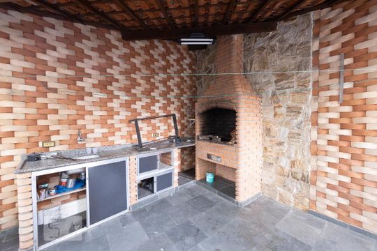 Área comum - Churrasqueira de casa para alugar com 4 quartos, 500m² em Jardim Haia do Carrão, São Paulo