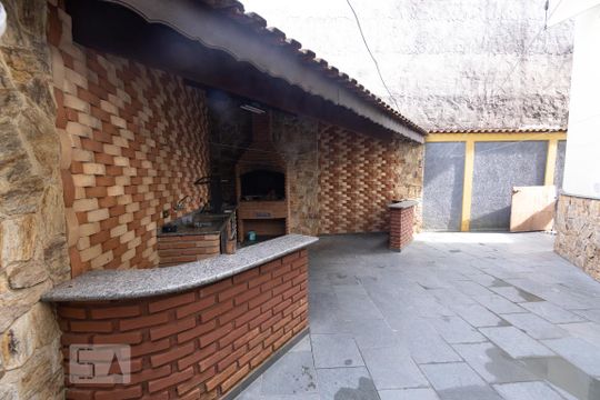 Área comum - Churrasqueira de casa para alugar com 4 quartos, 500m² em Jardim Haia do Carrão, São Paulo