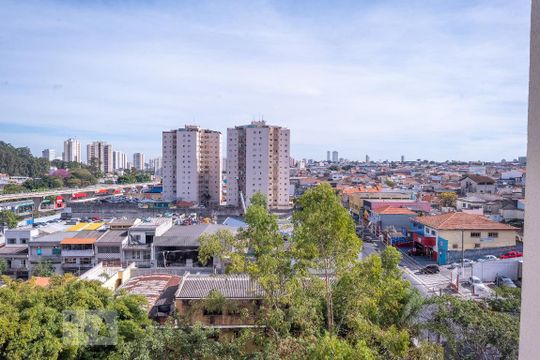 Vista da sala de apartamento à venda com 2 quartos, 42m² em Vila Ema, São Paulo