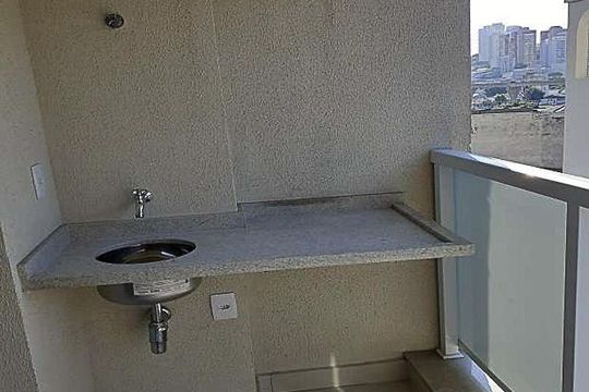 varanda de kitnet/studio para alugar com 1 quarto, 26m² em Vila Prudente, São Paulo