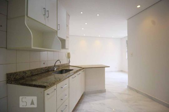 Sala e cozinha de apartamento para alugar com 2 quartos, 60m² em Sion, Belo Horizonte
