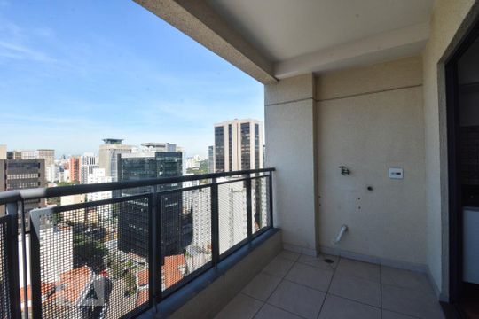 Varanda de apartamento à venda com 1 quarto, 35m² em Pinheiros, São Paulo
