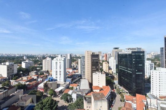 Vista de apartamento à venda com 1 quarto, 35m² em Pinheiros, São Paulo