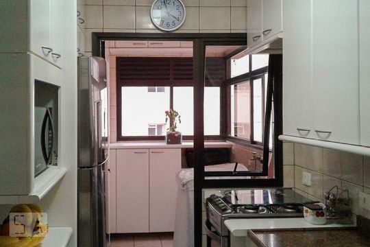 Cozinha de apartamento à venda com 3 quartos, 135m² em Jardim Vila Mariana, São Paulo