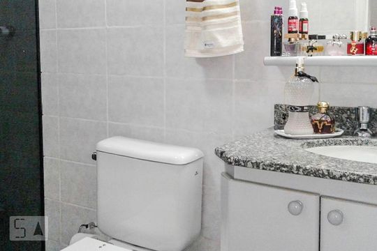 Banheiro da Suíte de apartamento à venda com 3 quartos, 135m² em Jardim Vila Mariana, São Paulo