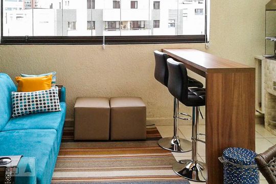 Varanda gourmet de apartamento à venda com 3 quartos, 135m² em Jardim Vila Mariana, São Paulo