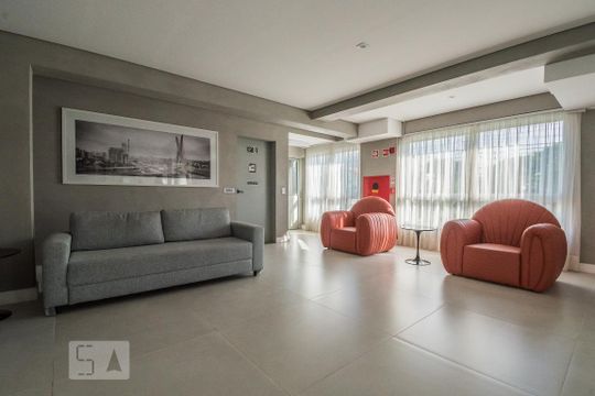 Área Comum  de apartamento para alugar com 1 quarto, 27m² em Campo Belo, São Paulo