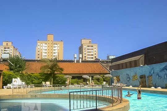 Área comum - Piscina de apartamento à venda com 1 quarto, 48m² em Partenon, Porto Alegre