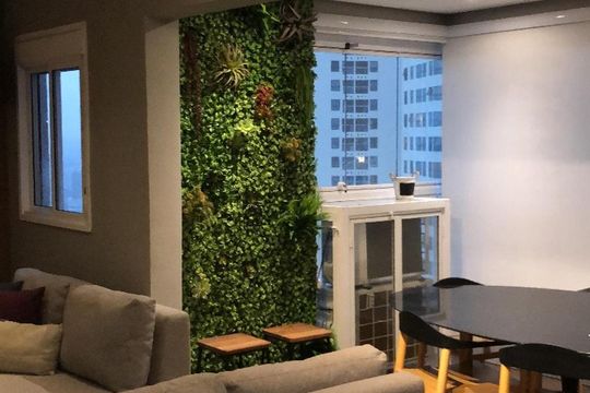 Sala de apartamento para alugar com 1 quarto, 73m² em Jardim Fonte do Morumbi, São Paulo