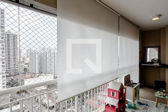 Varanda da Sala de apartamento para alugar com 2 quartos, 70m² em Belenzinho, São Paulo