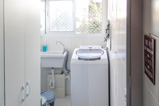Área de Serviço de apartamento para alugar com 3 quartos, 80m² em Campininha, São Paulo
