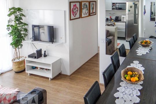 Sala de apartamento para alugar com 3 quartos, 80m² em Campininha, São Paulo