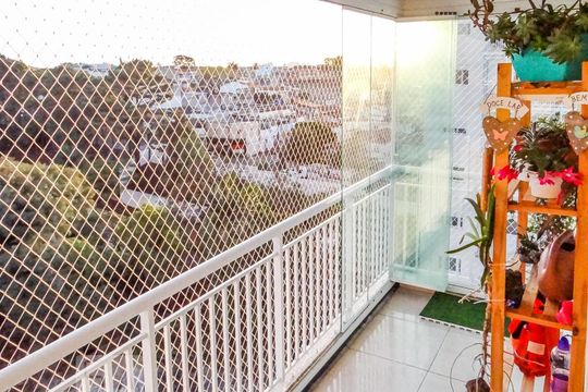 Varanda de apartamento para alugar com 3 quartos, 80m² em Campininha, São Paulo