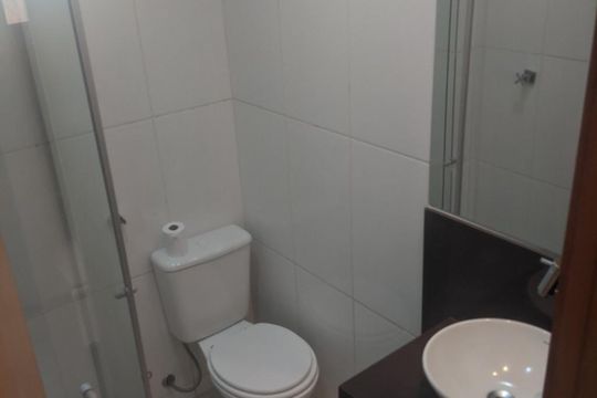 Banheiro Social de apartamento à venda com 3 quartos, 110m² em Planalto, Belo Horizonte