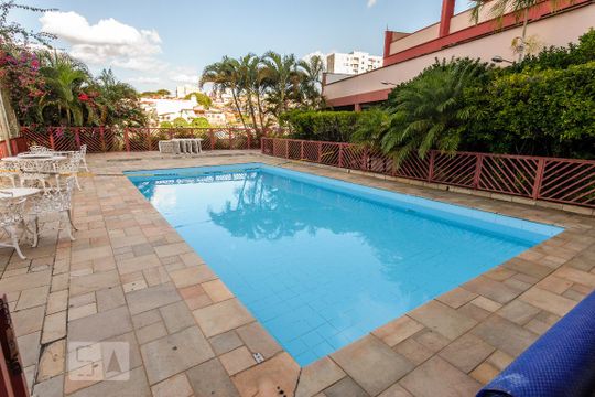 Área comum - Piscina de apartamento para alugar com 3 quartos, 107m² em Ponte Preta, Campinas