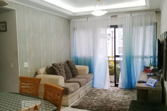 Sala de apartamento à venda com 3 quartos, 67m² em Vila Esperança, São Paulo