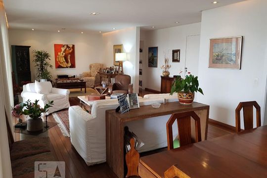 Sala de apartamento para alugar com 3 quartos, 250m² em Jardim Fonte do Morumbi, São Paulo
