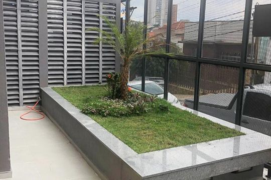 Área Externa - Entrada de kitnet/studio à venda com 1 quarto, 28m² em Vila Carrão, São Paulo