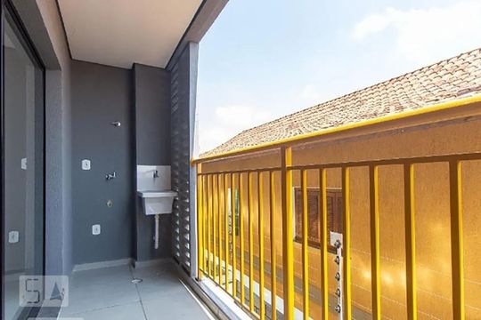 Varanda de kitnet/studio à venda com 1 quarto, 28m² em Vila Carrão, São Paulo