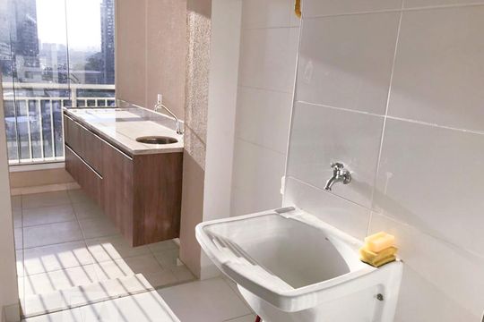 Área de serviço de apartamento à venda com 1 quarto, 68m² em Pinheiros, São Paulo