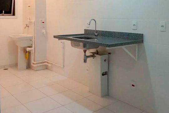 Cozinha - Área de Serviço de apartamento à venda com 2 quartos, 60m² em Vila Penteado, São Paulo