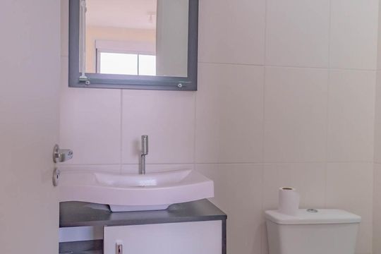 Banheiro de apartamento à venda com 1 quarto, 35m² em Mooca, São Paulo