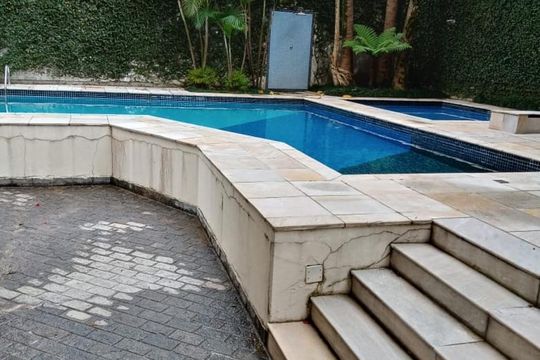 Área comum - Piscina de apartamento à venda com 3 quartos, 198m² em Vila Andrade, São Paulo