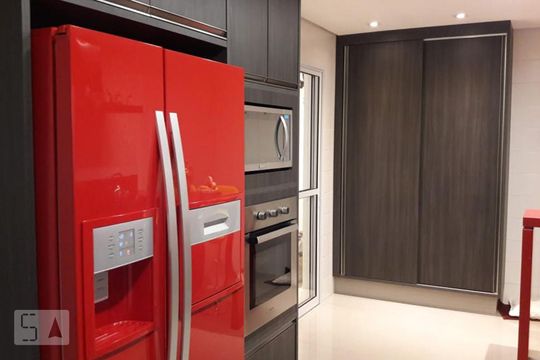 Cozinha de apartamento à venda com 3 quartos, 202m² em Vila Regente Feijó, São Paulo